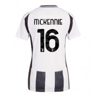 Camiseta Juventus Weston McKennie #16 Primera Equipación para mujer 2024-25 manga corta